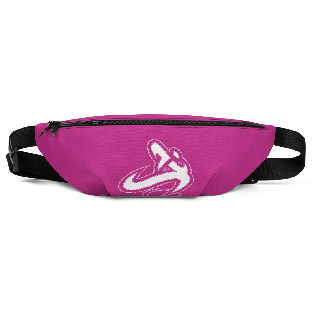 Athletic Apparatus Pink White Logo Fanny Pack - Athletic Apparatus