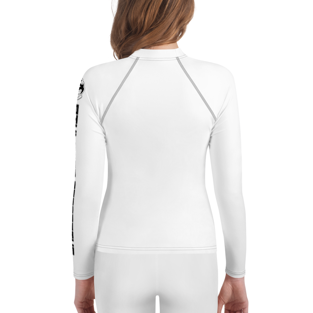 
                      
                        Athletic Apparatus White Black logo Youth Rash Guard - Athletic Apparatus
                      
                    