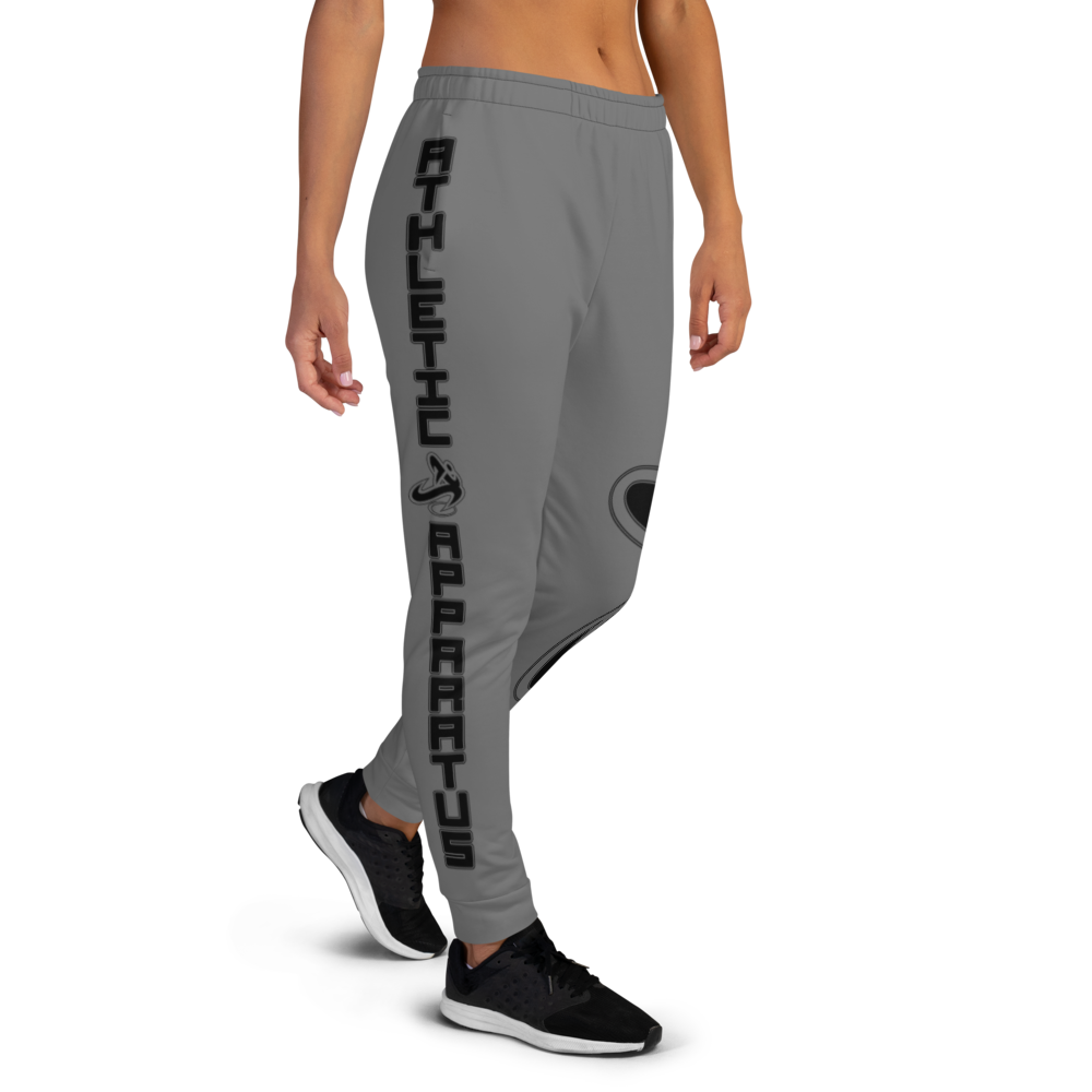 
                      
                        Athletic Apparatus Grey Black Logo V2 Women's Joggers - Athletic Apparatus
                      
                    