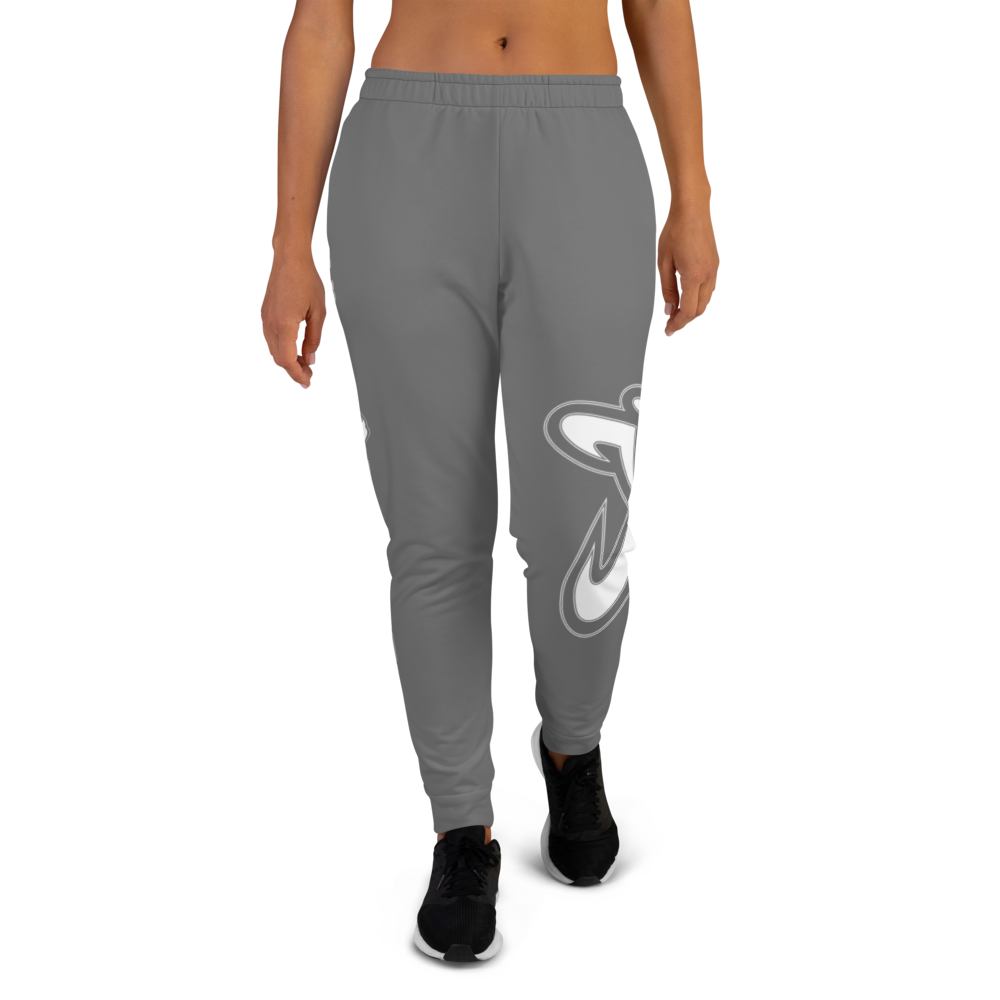 Athletic Apparatus Grey White Logo V2 Women's Joggers - Athletic Apparatus