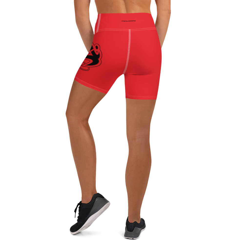 
                  
                    Athletic Apparatus Red 1 Black logo White stitch Yoga Shorts - Athletic Apparatus
                  
                