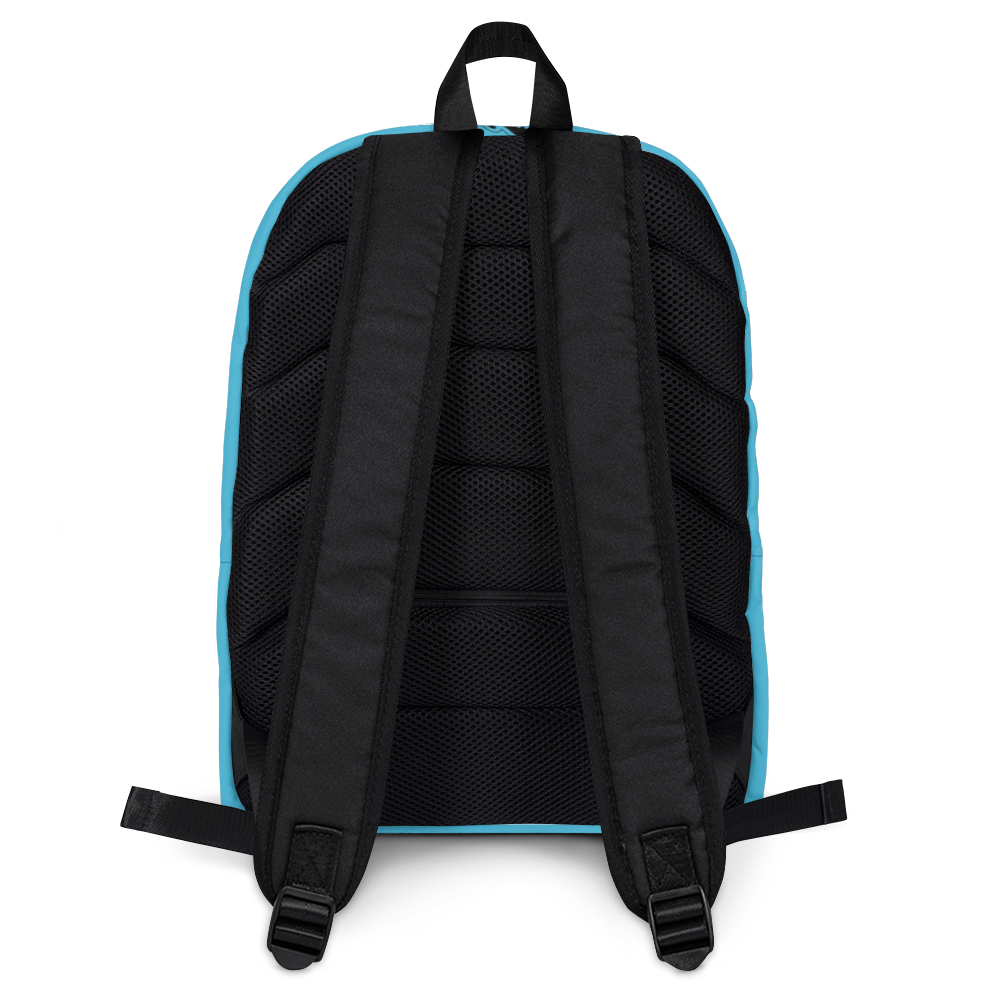 Athletic Apparatus Blue 7 Black logo Backpack - Athletic Apparatus