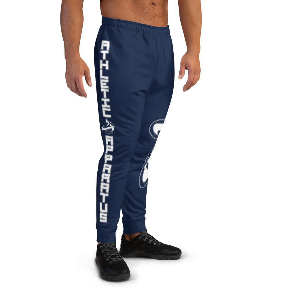 
                      
                        Athletic Apparatus Navy White Logo V2 Men's Joggers - Athletic Apparatus
                      
                    