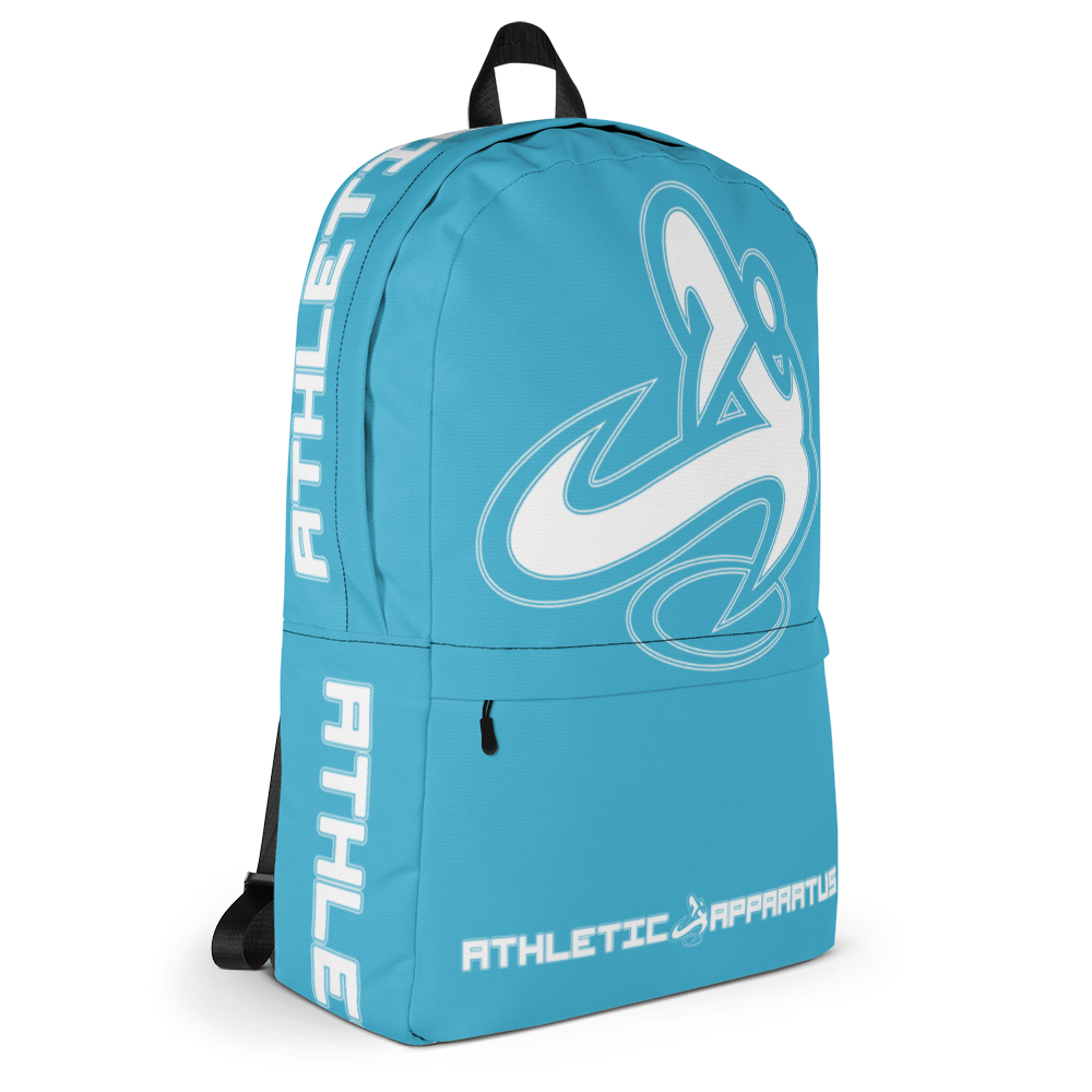 
                  
                    Athletic Apparatus Blue 7 White logo Backpack - Athletic Apparatus
                  
                