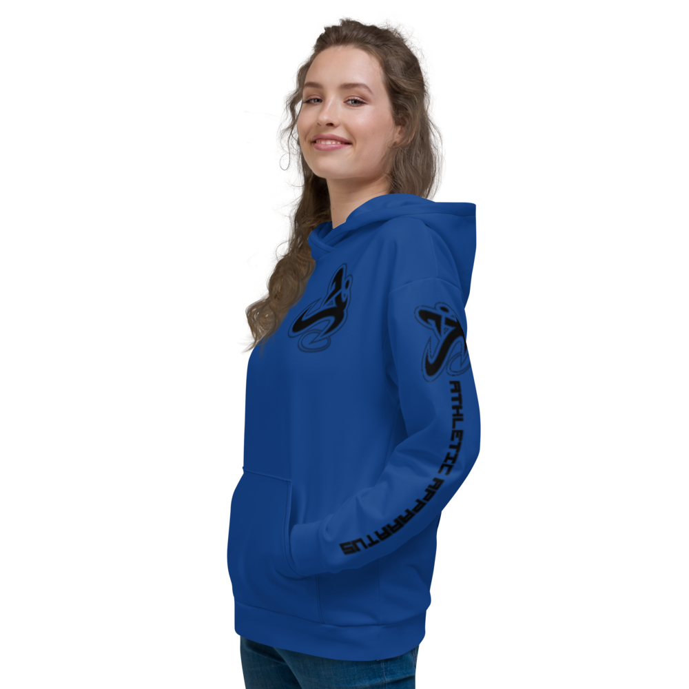 Athletic Apparatus Blue 2 Black Logo Unisex Hoodie - Athletic Apparatus