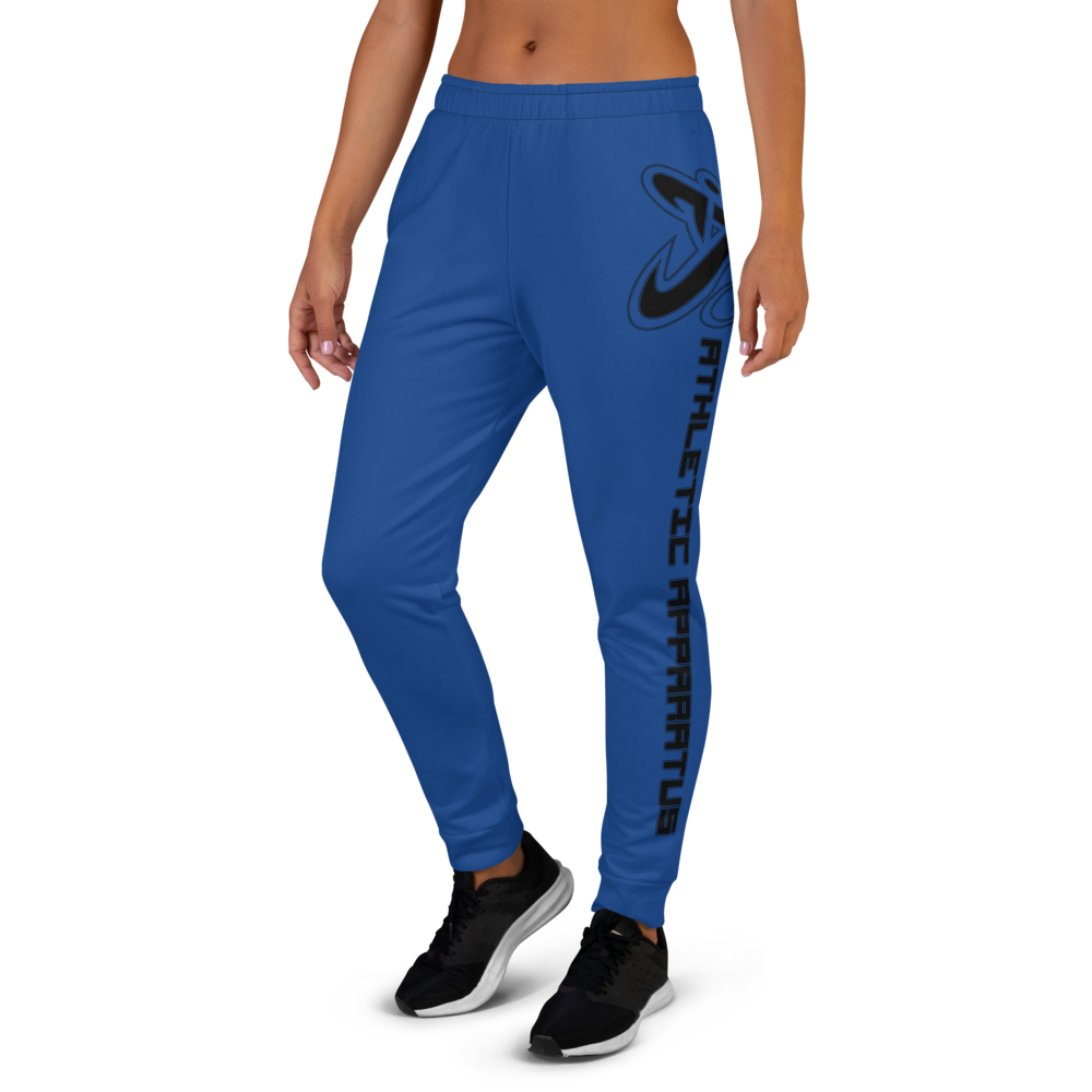 Athletic Apparatus Blue 2 Black Logo Women's Joggers - Athletic Apparatus