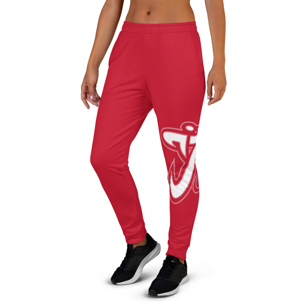 Athletic Apparatus Red White Logo V2 Women's Joggers - Athletic Apparatus