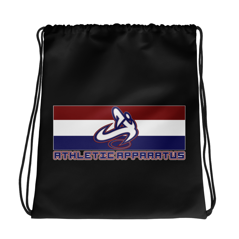 Athletic Apparatus Black rwb logo Drawstring bag - Athletic Apparatus