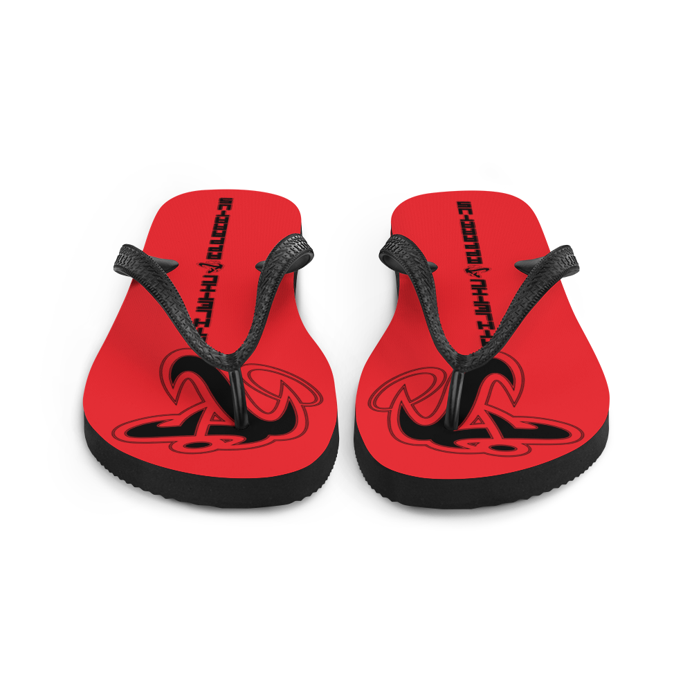 
                  
                    Athletic Apparatus Red 1 Black logo Flip-Flops - Athletic Apparatus
                  
                