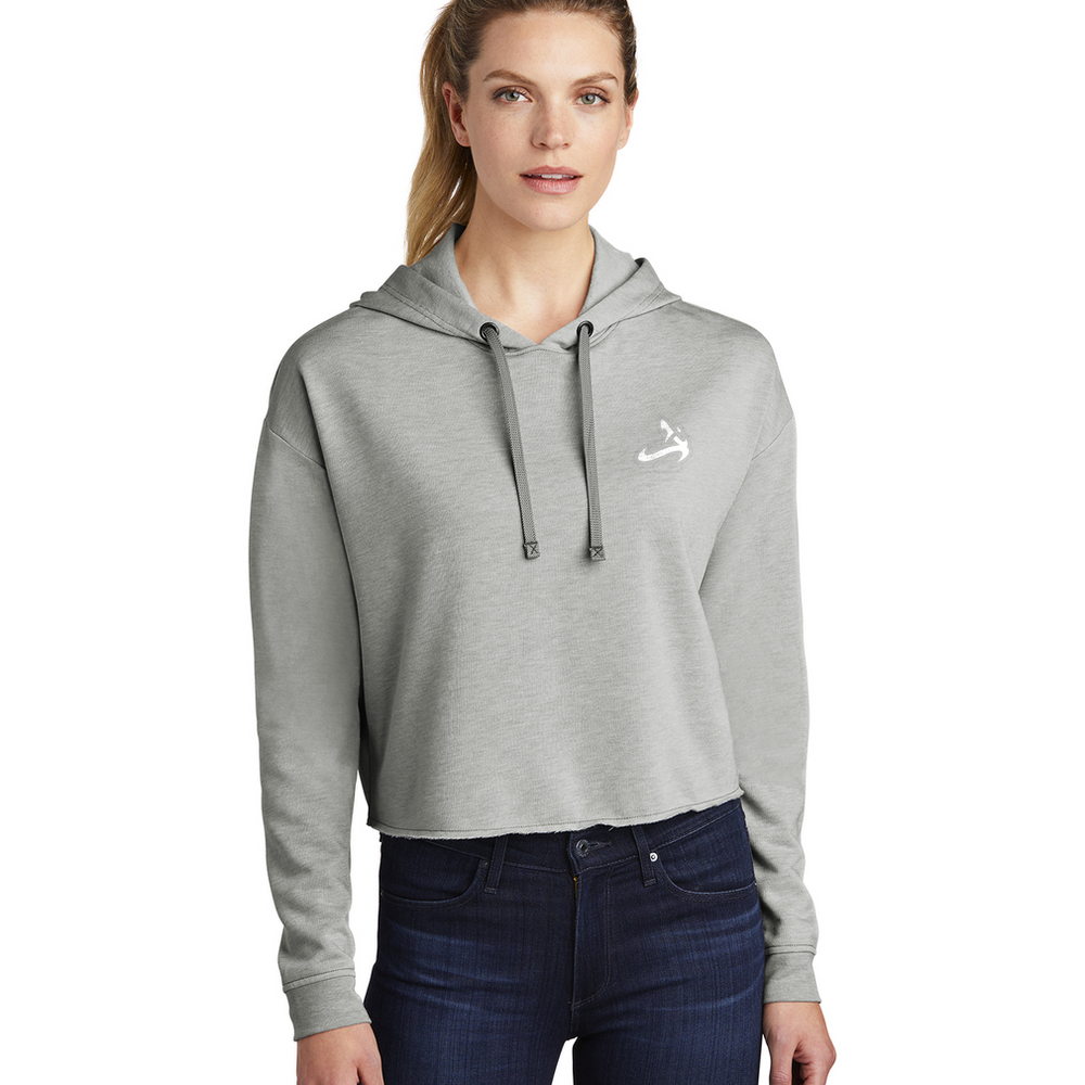 
                      
                        Athletic Apparatus Women's Embroidered Tri-Blend Wicking Fleece Crop Hooded Pullover - Athletic Apparatus
                      
                    