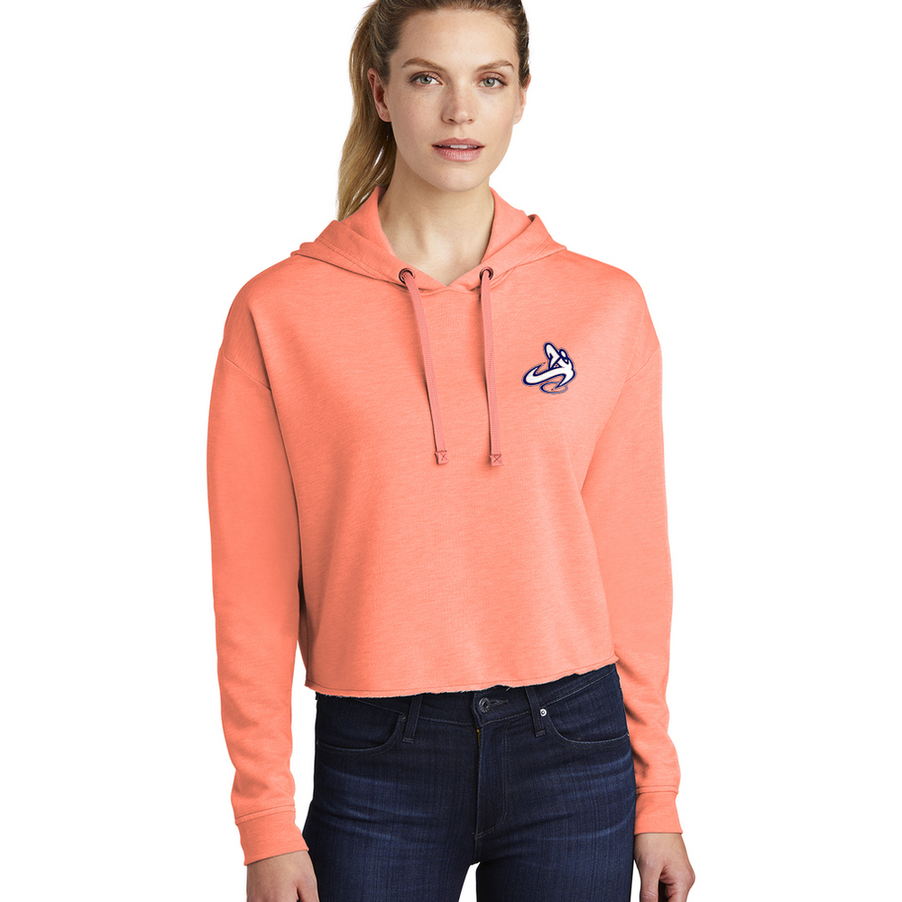 
                      
                        Athletic Apparatus rwb Women's Embroidered Tri-Blend Wicking Fleece Crop Hooded Pullover - Athletic Apparatus
                      
                    