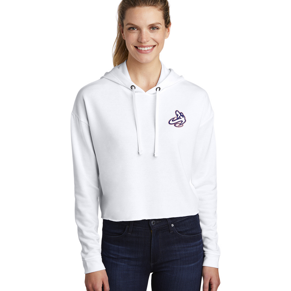 
                      
                        Athletic Apparatus rwb Women's Embroidered Tri-Blend Wicking Fleece Crop Hooded Pullover - Athletic Apparatus
                      
                    