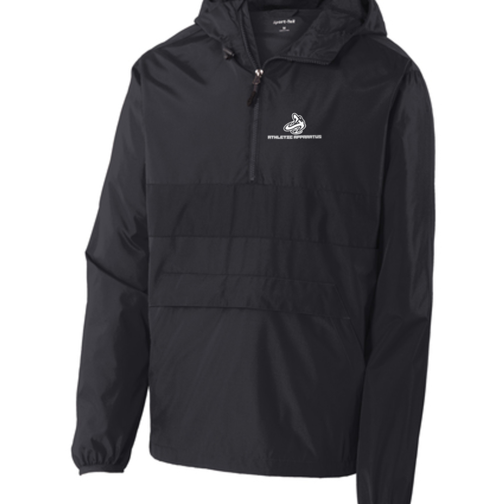 A.A. Embroidered Sport-Tek® Men's Zipped Pocket Anorak Jacket or Similar