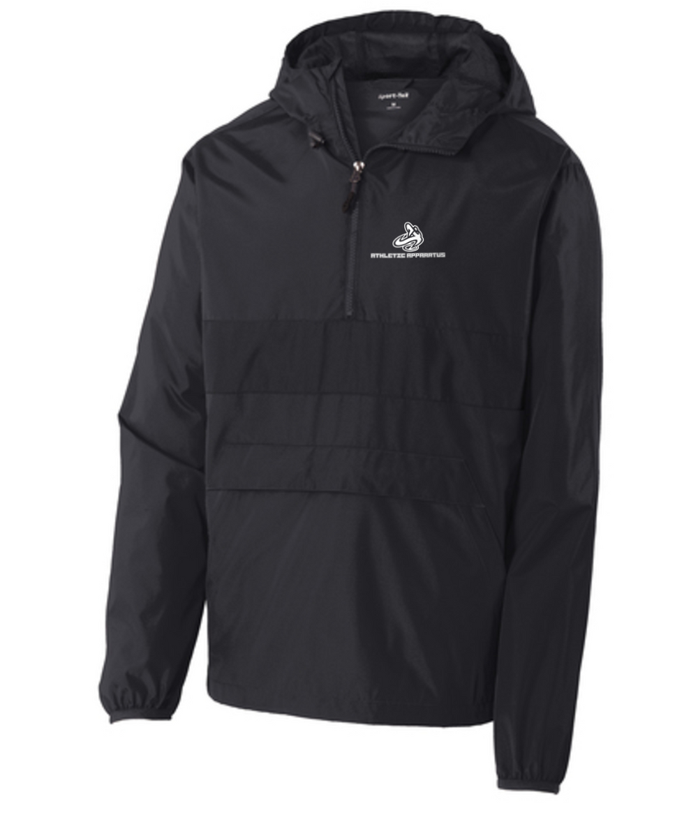 A.A. Embroidered Sport-Tek® Men's Zipped Pocket Anorak Jacket or Similar