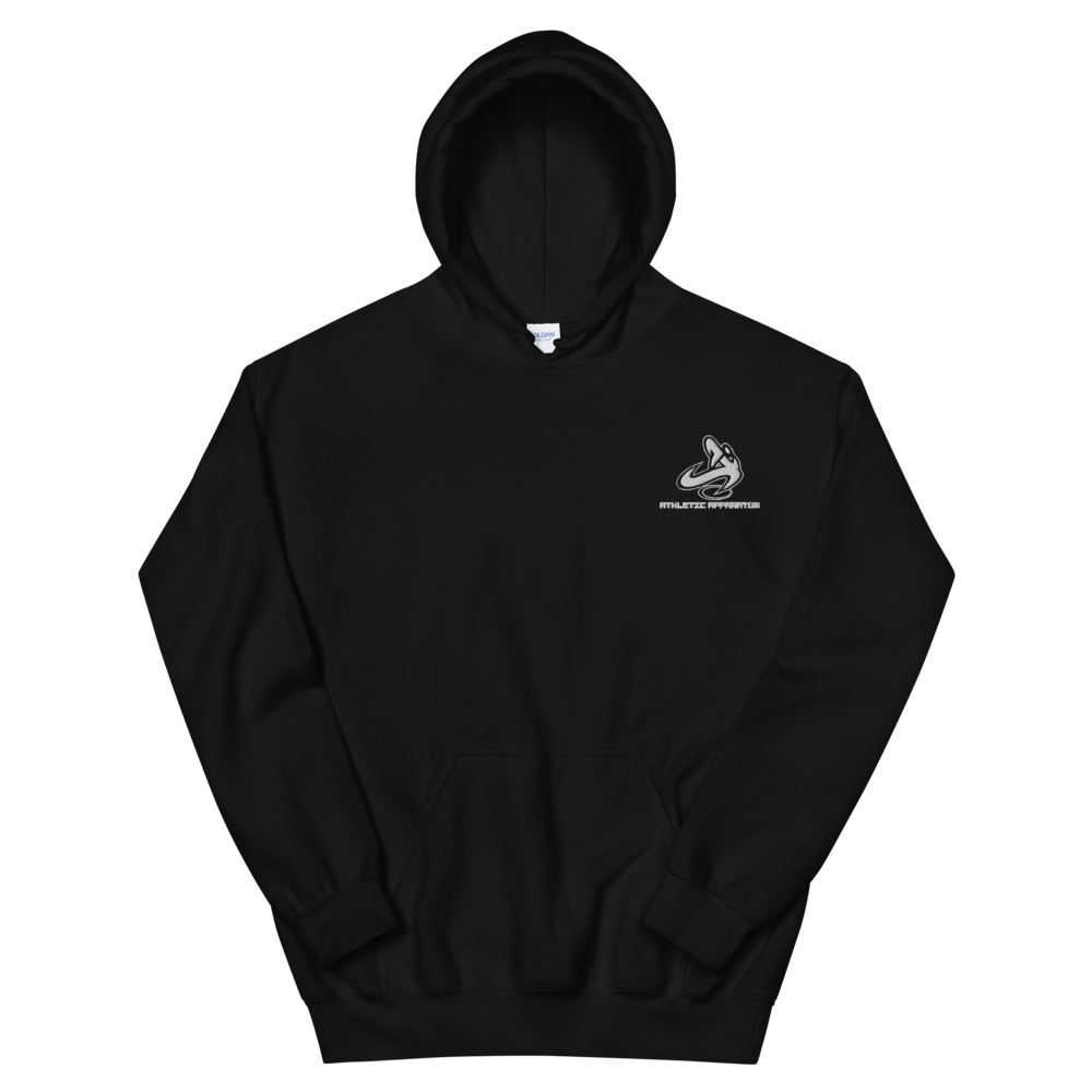 
                      
                        Athletic Apparatus White logo V-2 Unisex Hoodie - Athletic Apparatus
                      
                    