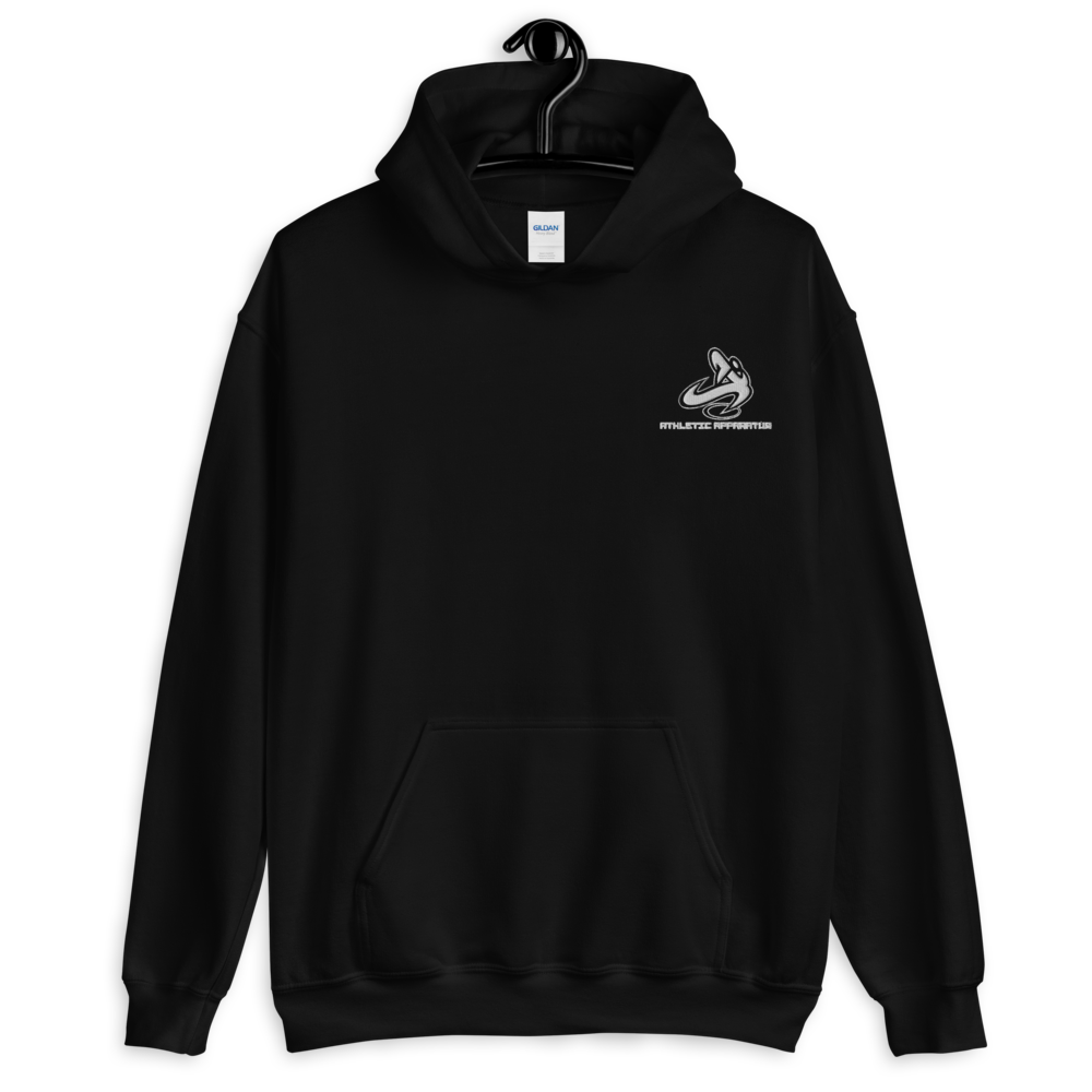 
                      
                        Athletic Apparatus White logo V-2 Unisex Hoodie - Athletic Apparatus
                      
                    