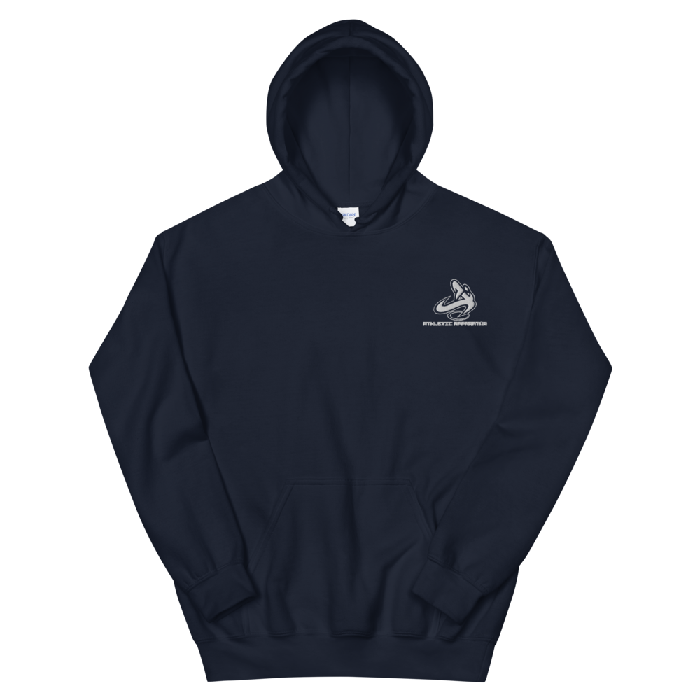 
                      
                        Athletic Apparatus White logo V-2 Unisex Hoodie - Athletic Apparatus
                      
                    