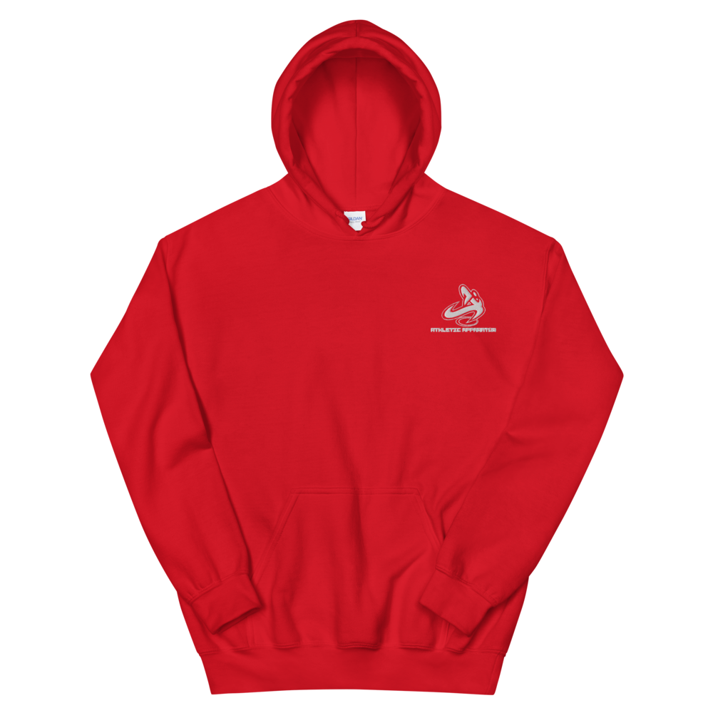 
                      
                        Athletic Apparatus White logo V-2 Unisex Hoodie - Athletic Apparatus
                      
                    